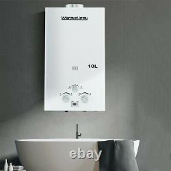 Tankless Water Heater Propane Gas 10L 20KW Instant Heating Boiler with Shower Kit