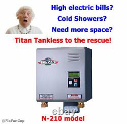 Titan N-210 Tankless Water Heater New SCR4 Digital Electric model Free Ship