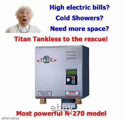 Titan N-270 Tankless Water Heater New for 2020 Free same day PRIORITY shipping