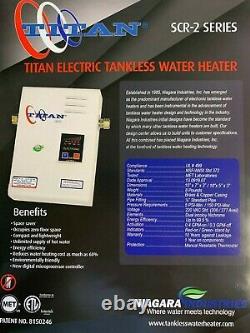 Titan N120 SCR2 Whole House Tankless Water Heater 240V 60HZ 12KW FREE SHIPPING