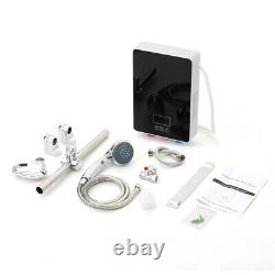 UK Electric Instant Water Heater with Shower Kit Tankless Kitchen Under Sink Tap