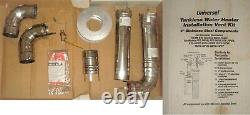 Universal Tankless Water Heater Ducting Installation Vent Kit Stainless Steel