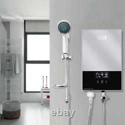 Wall Mount Electric Tankless Instant Hot Water Heater Boiler BathroomShower 10kw