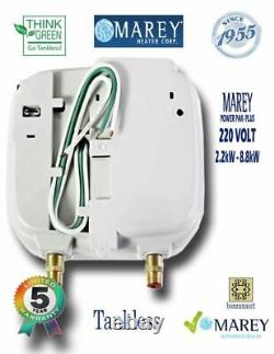 Water Heater Electric Tankless 2.5 GPM 220V Best Tiny House Marey PP220
