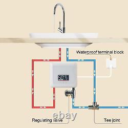 (White)Electric Water Heater 30 To 55 Degrees Tankless Water Heater Cast