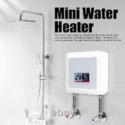 (White)Electric Water Heater 30 To 55 Degrees Tankless Water Heater Cast